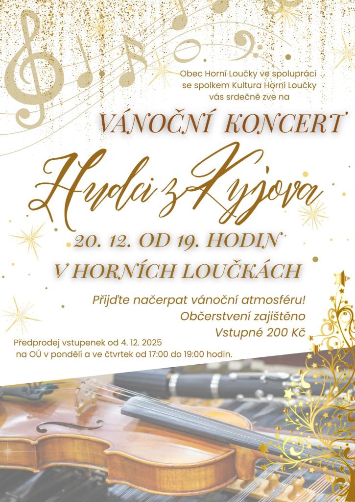 Pozvánka na&nbsp;vánoční koncert
