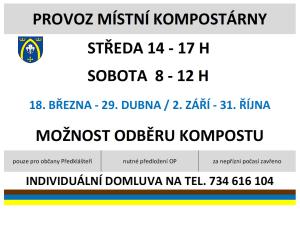 PROVOZ MÍSTNÍ KOMPOSTÁRNY